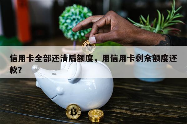 信用卡全部还清后额度，用信用卡剩余额度还款？