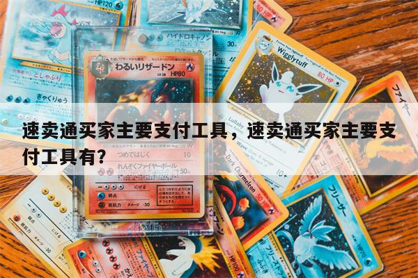 速卖通买家主要支付工具，速卖通买家主要支付工具有？