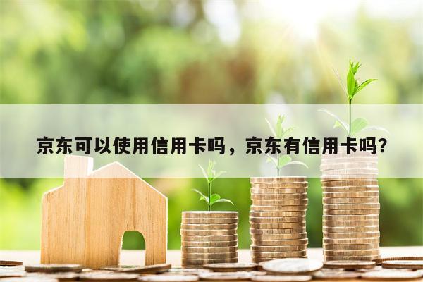 京东可以使用信用卡吗，京东有信用卡吗？