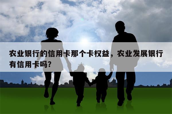 农业银行的信用卡那个卡权益，农业发展银行有信用卡吗？