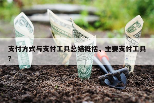 支付方式与支付工具总结概括，主要支付工具？