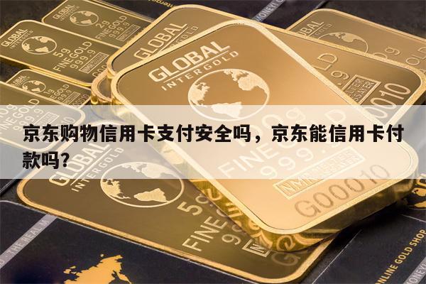 京东购物信用卡支付安全吗，京东能信用卡付款吗？