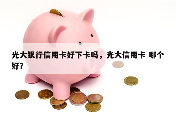 光大银行信用卡好下卡吗，光大信用卡 哪个好？