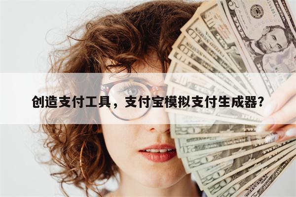 创造支付工具，支付宝模拟支付生成器？