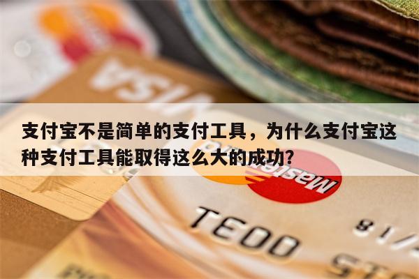 支付宝不是简单的支付工具，为什么支付宝这种支付工具能取得这么大的成功？