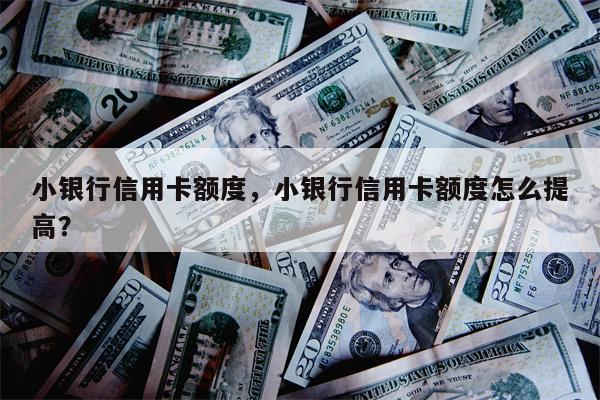 小银行信用卡额度，小银行信用卡额度怎么提高？