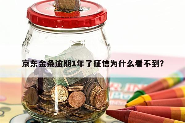 京东金条逾期1年了征信为什么看不到？