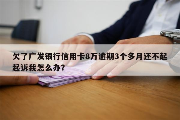欠了广发银行信用卡8万逾期3个多月还不起起诉我怎么办？