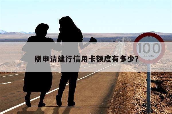 刚申请建行信用卡额度有多少？