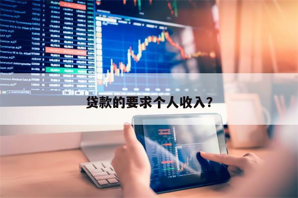 贷款的要求个人收入?