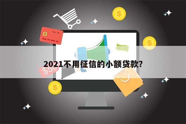 2021不用征信的小额贷款?