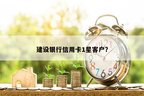 建设银行信用卡1星客户?