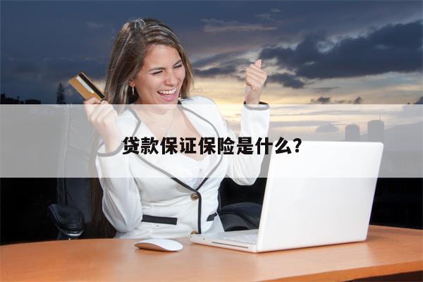 贷款保证保险是什么?