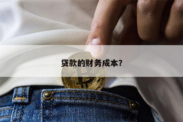 贷款的财务成本?