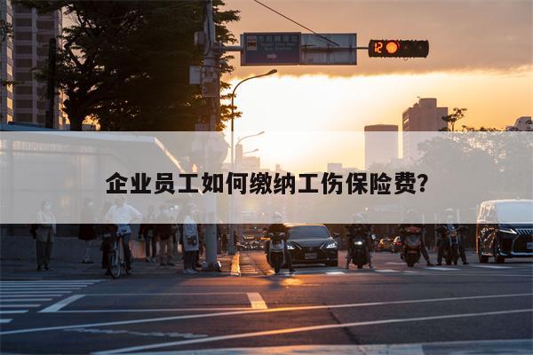 企业员工如何缴纳工伤保险费?