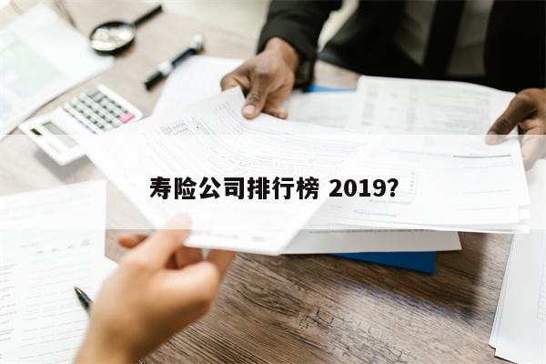 寿险公司排行榜 2019?