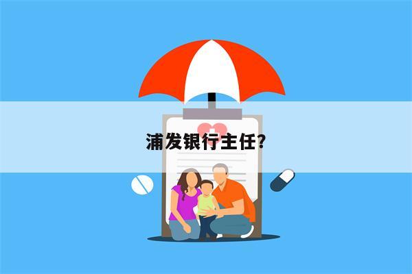 浦发银行主任?
