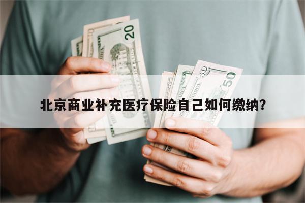 北京商业补充医疗保险自己如何缴纳?