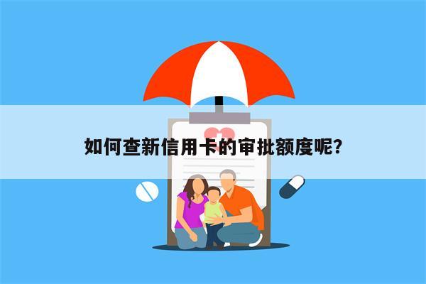 如何查新信用卡的审批额度呢?