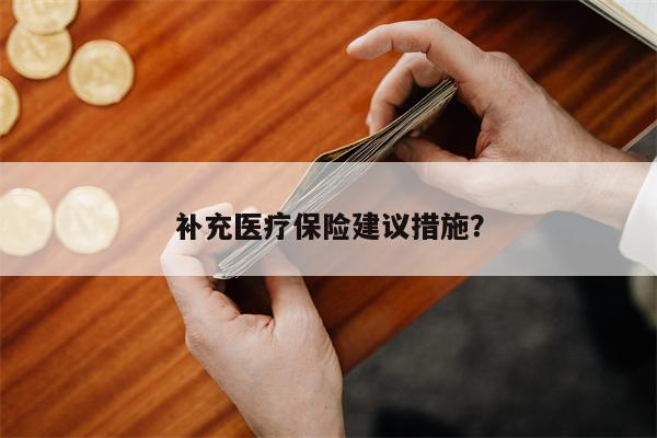 补充医疗保险建议措施?