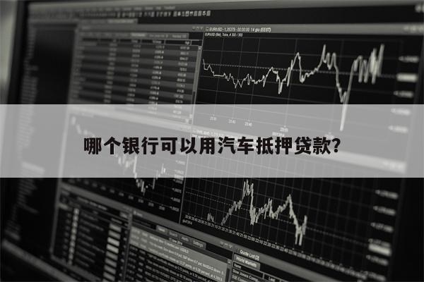 哪个银行可以用汽车抵押贷款?