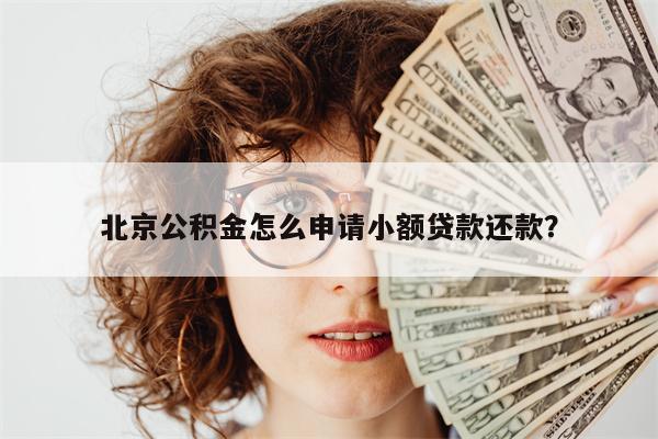 北京公积金怎么申请小额贷款还款?