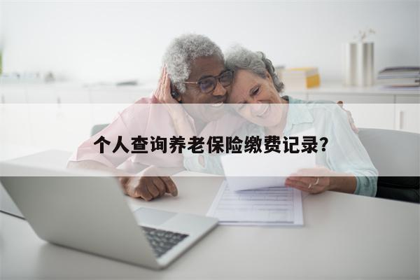 个人查询养老保险缴费记录?