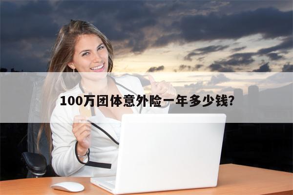 100万团体意外险一年多少钱?