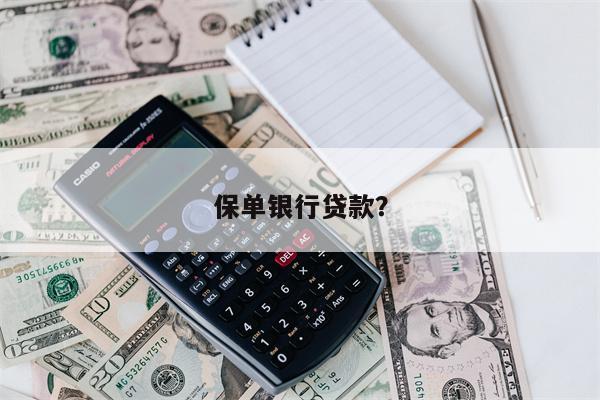 保单银行贷款?