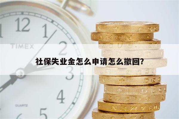 社保失业金怎么申请怎么撤回?
