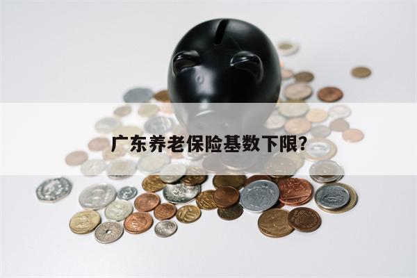 广东养老保险基数下限?