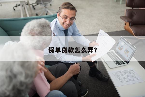 保单贷款怎么弄?