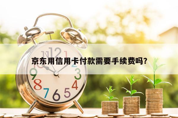 京东用信用卡付款需要手续费吗?