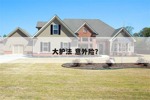 大护法 意外险?