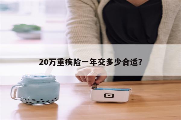 20万重疾险一年交多少合适？