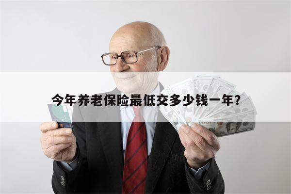 今年养老保险最低交多少钱一年？