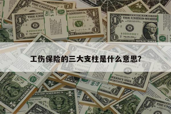 工伤保险的三大支柱是什么意思？
