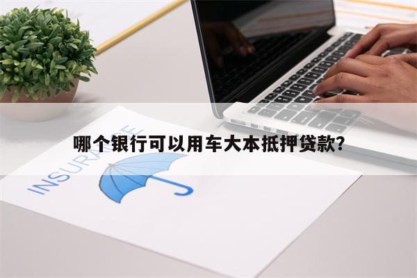 哪个银行可以用车大本抵押贷款?