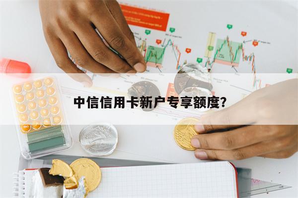 中信信用卡新户专享额度?