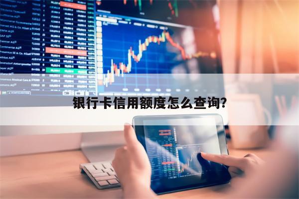 银行卡信用额度怎么查询?
