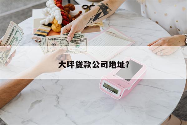 大坪贷款公司地址？