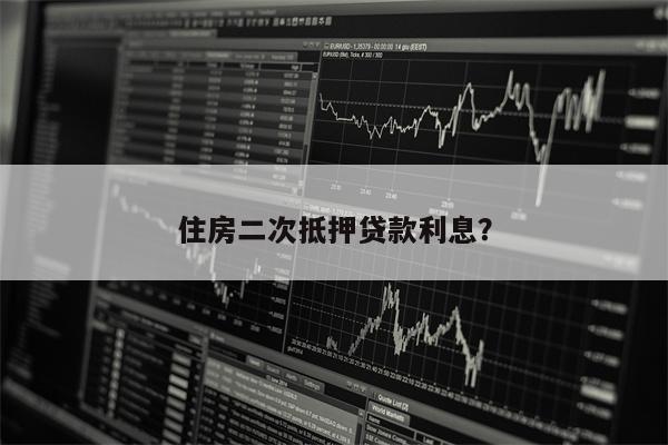 住房二次抵押贷款利息?