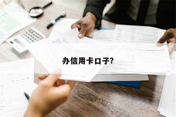 办信用卡口子?