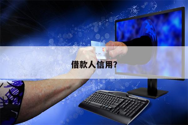 借款人信用？