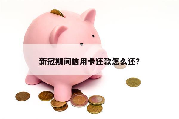 新冠期间信用卡还款怎么还?