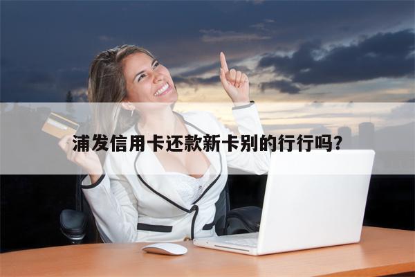 浦发信用卡还款新卡别的行行吗?