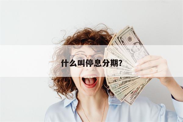 什么叫停息分期？