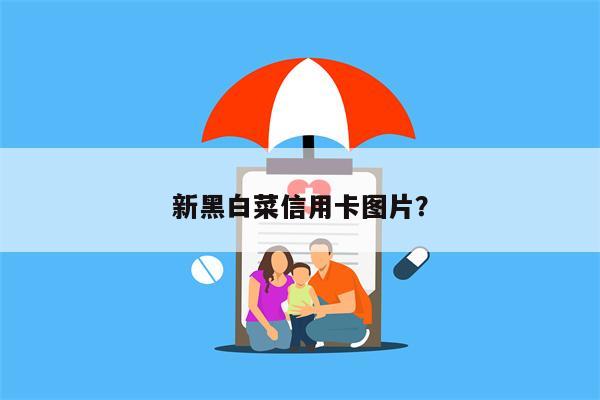 新黑白菜信用卡图片?