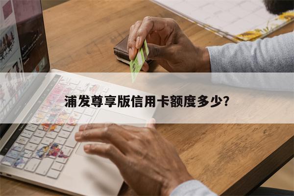 浦发尊享版信用卡额度多少?
