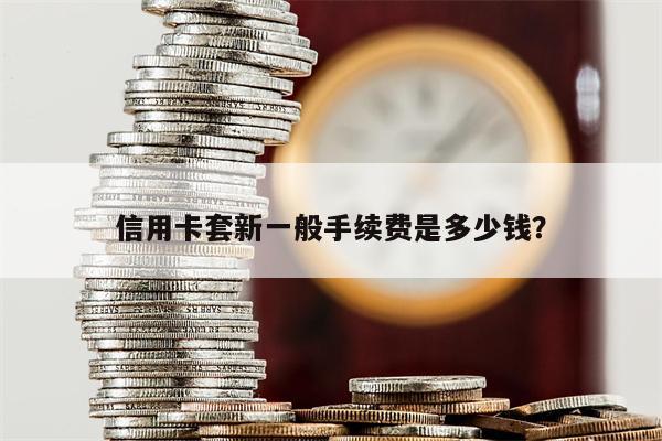 信用卡套新一般手续费是多少钱?